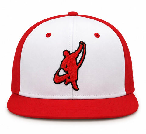 Pitchman baseball Flat Bill fitted hat