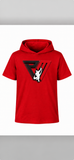 Pitchman Short sleeve hooded tshirt