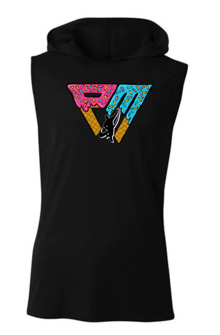 PM Ice Cream Sleeveless Hoodie
